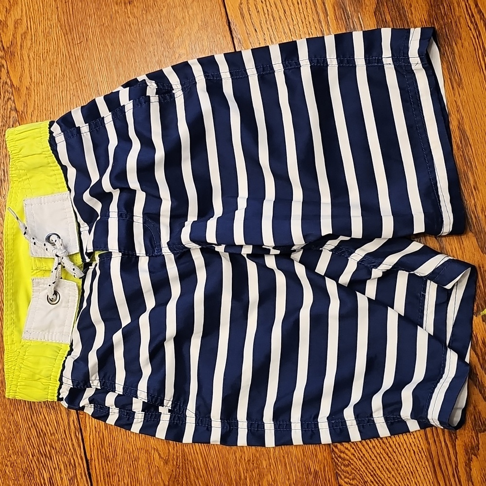 EUC Boden Striped Swim Trunk, Boys 9-10 140cm
